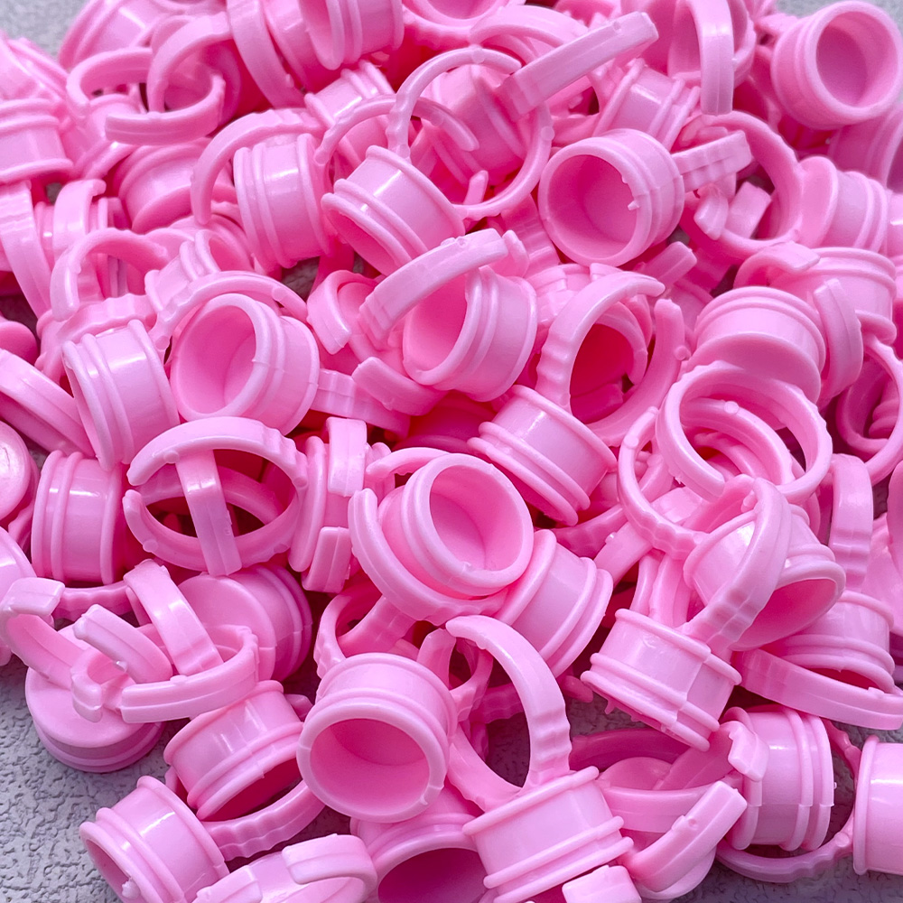 100Pcs Disposable Glue Ring Cu - Eyelash Extension Jakarta 评论和价格