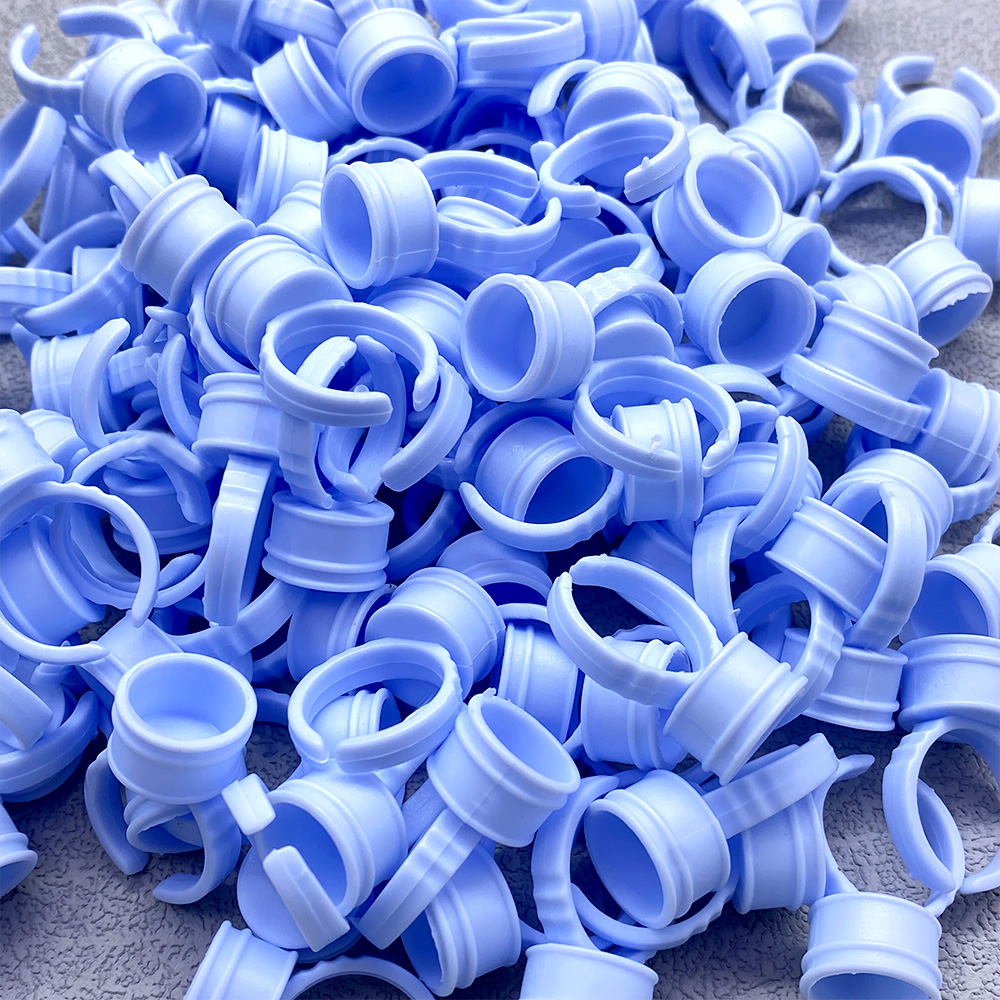 100Pcs Disposable Glue Ring Cu - Eyelash Extension Jakarta 评论和价格