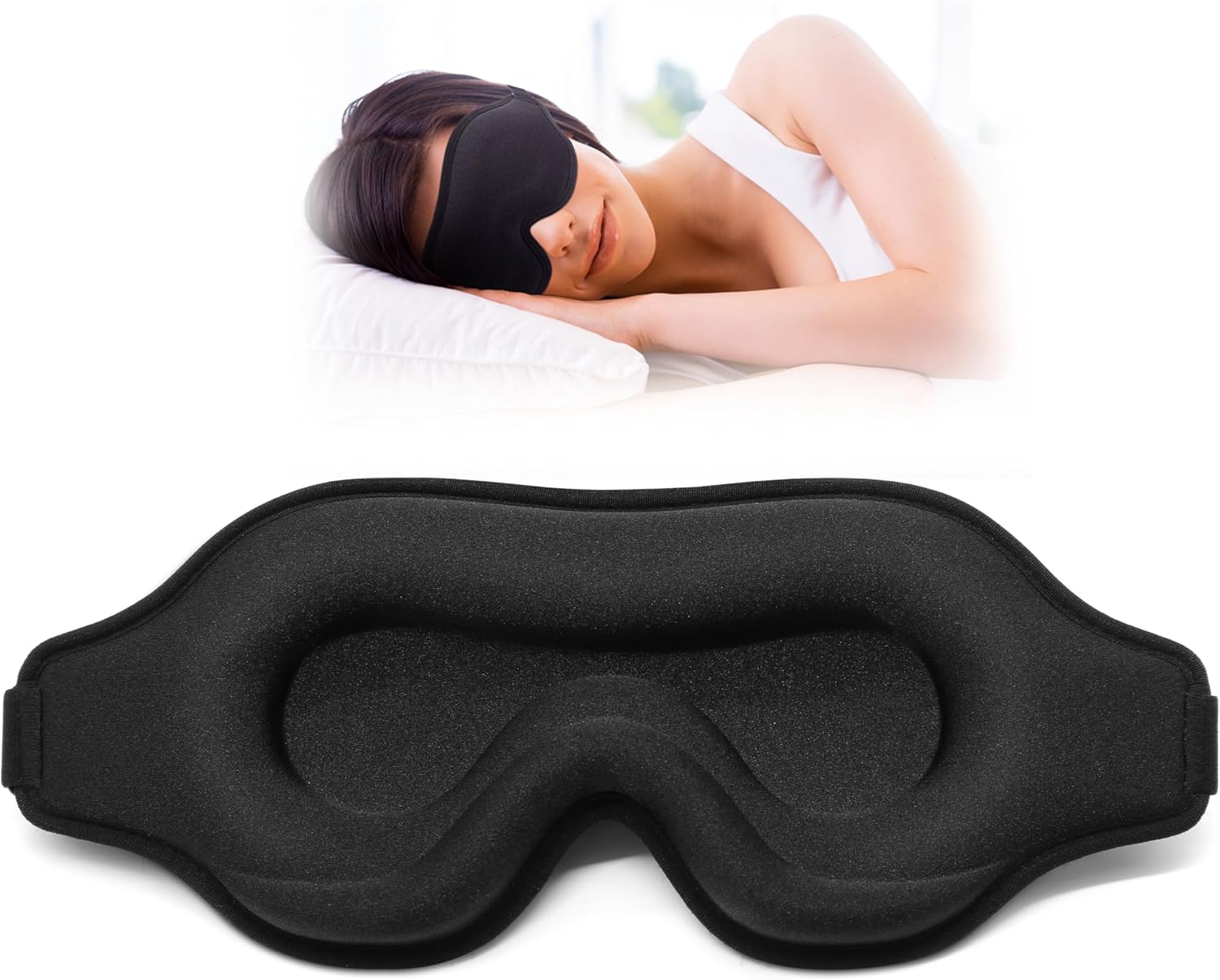 Sleep Eye Mask for Men Women,  - Eyelash Extension For Men 评论和价格