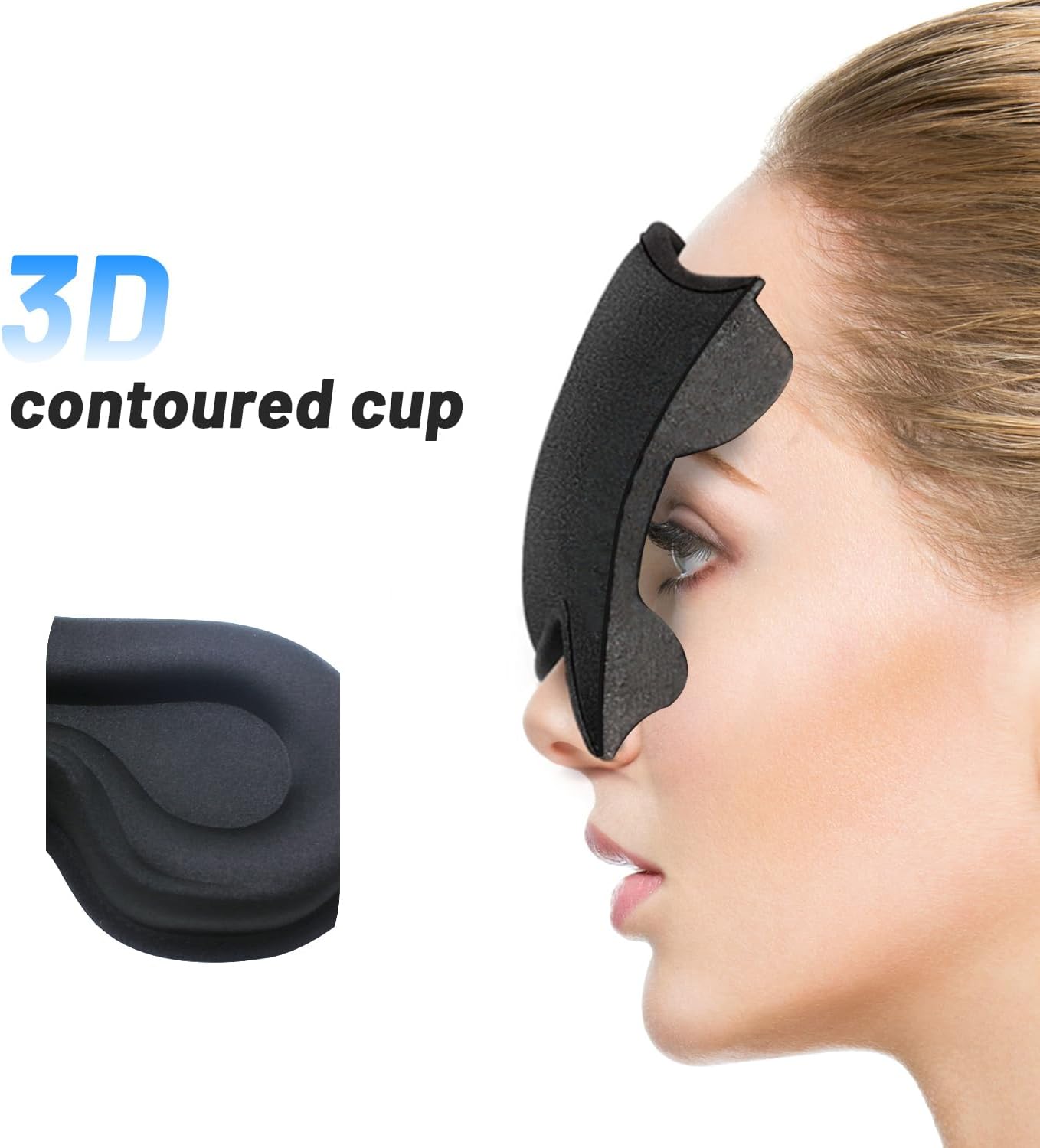 Sleep Eye Mask for Men Women,  - Eyelash Extension For Men 评论和价格