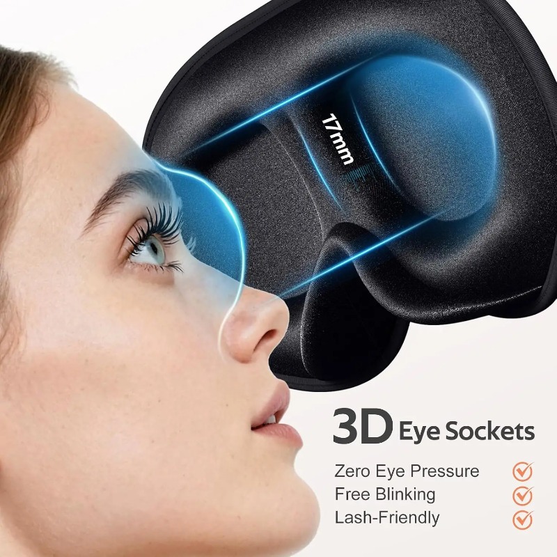 Silk Eye Mask for Light Blocki - Eyelash Extension For Men 评论和价格