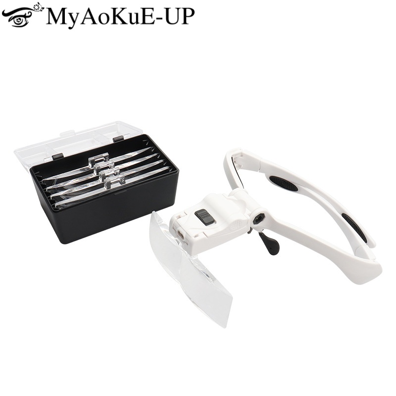 5 Lens Adjustable Magnifier Ey - Eyelash Extension With Glasses 评论和价格