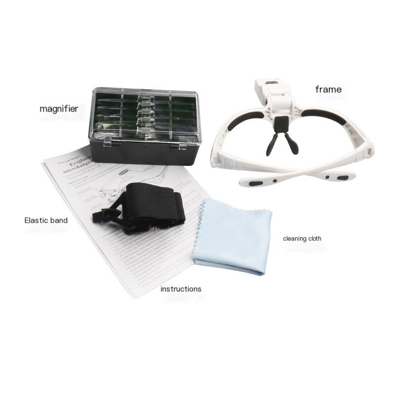 5 Lens Adjustable Magnifier Ey - Eyelash Extension With Glasses 评论和价格