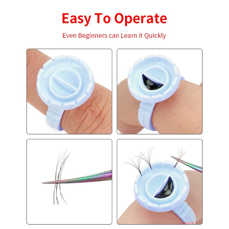 100 Pcs Disposable Eyelash Glu - Eyelash Extension Jakarta 评论和价格