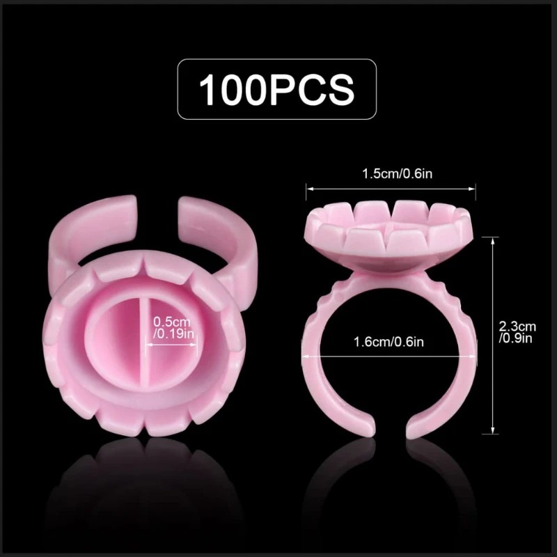 100 Pcs Disposable Eyelash Glu - Eyelash Extension Jakarta 评论和价格