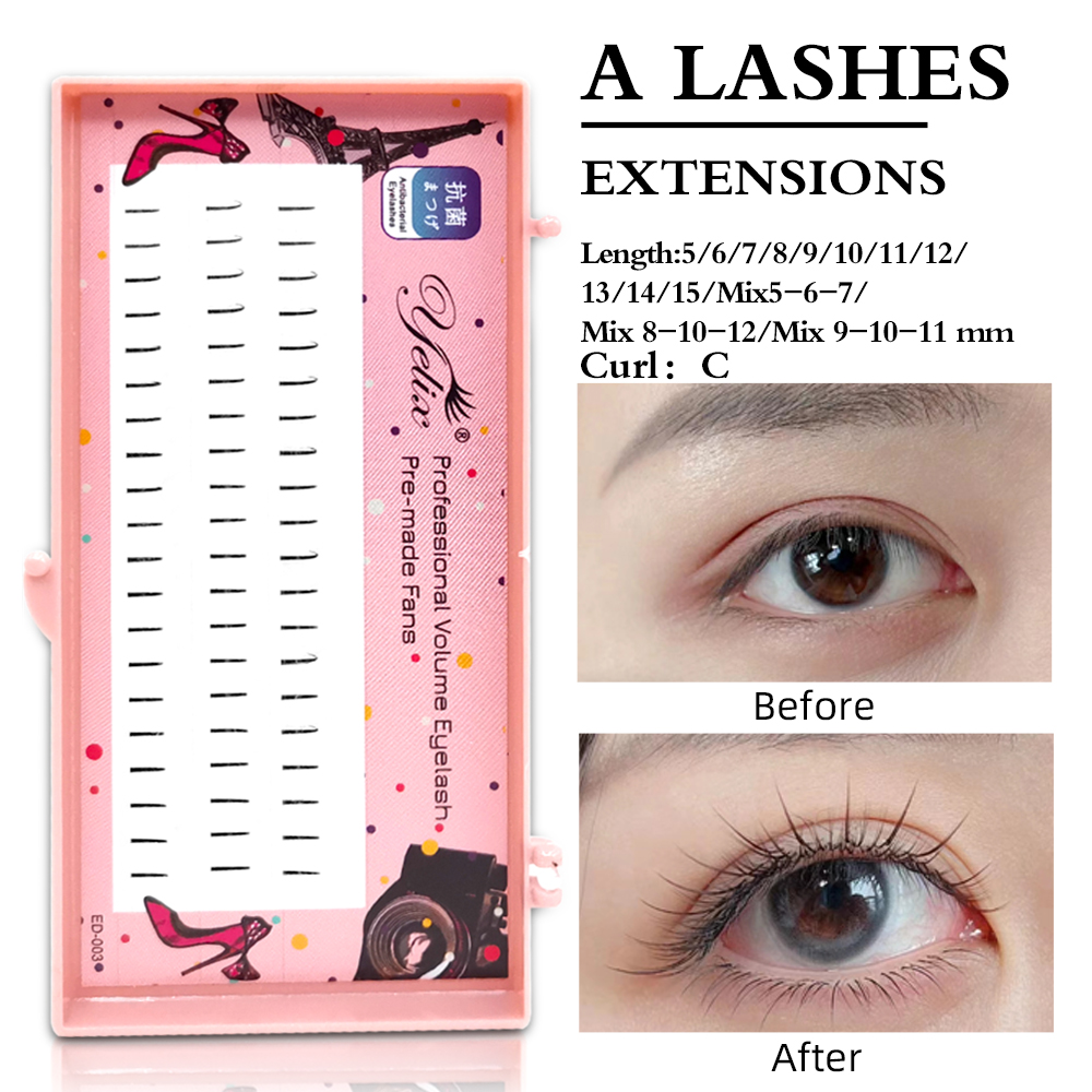 Yelix Natural Soft Individual  - Eyelash Extension Natural Look 评论和价格