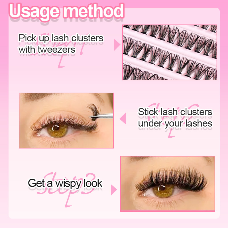 Individual Lashes Eyelash tuft - Eyelash Extension Natural Look 评论和价格