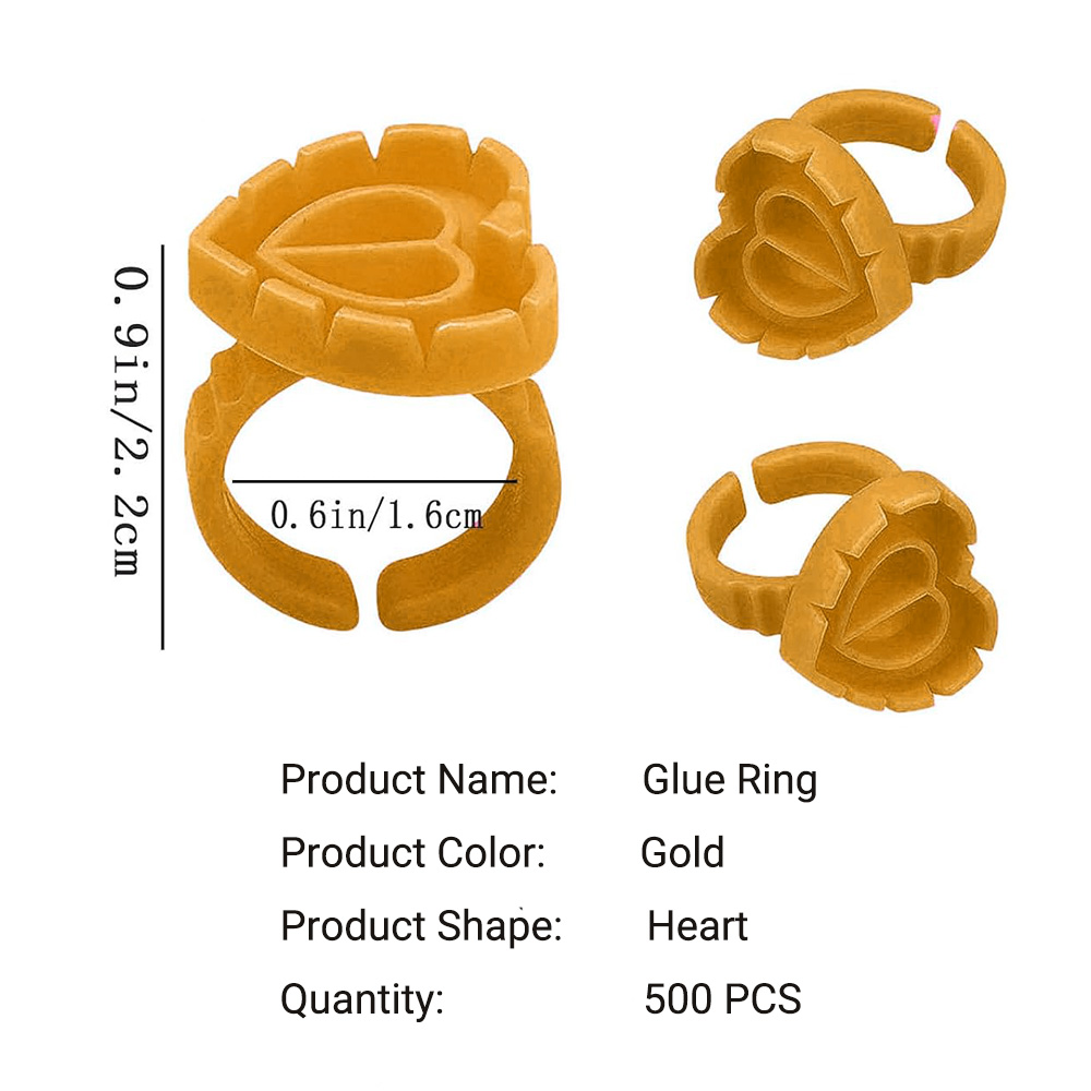 500PCS Glue Rings for Lash Ext - Eyelash Extension Jakarta 评论和价格