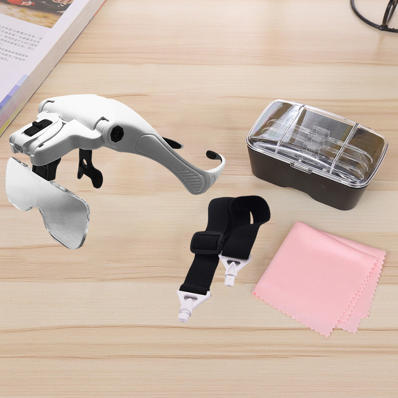 5 Lens Adjustable Magnifier Ey - Eyelash Extension With Glasses 评论和价格