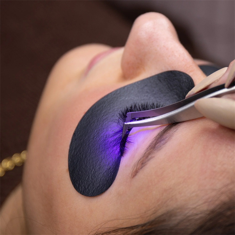 50 pairs Padding UV Black Patc - Eyelash Extension With Glasses 评论和价格