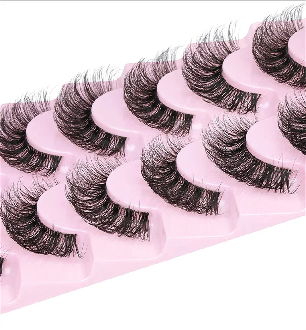 10 Pairs False Eyelashes 6D Su - Eyelash Extension Supernatural 评论和价格