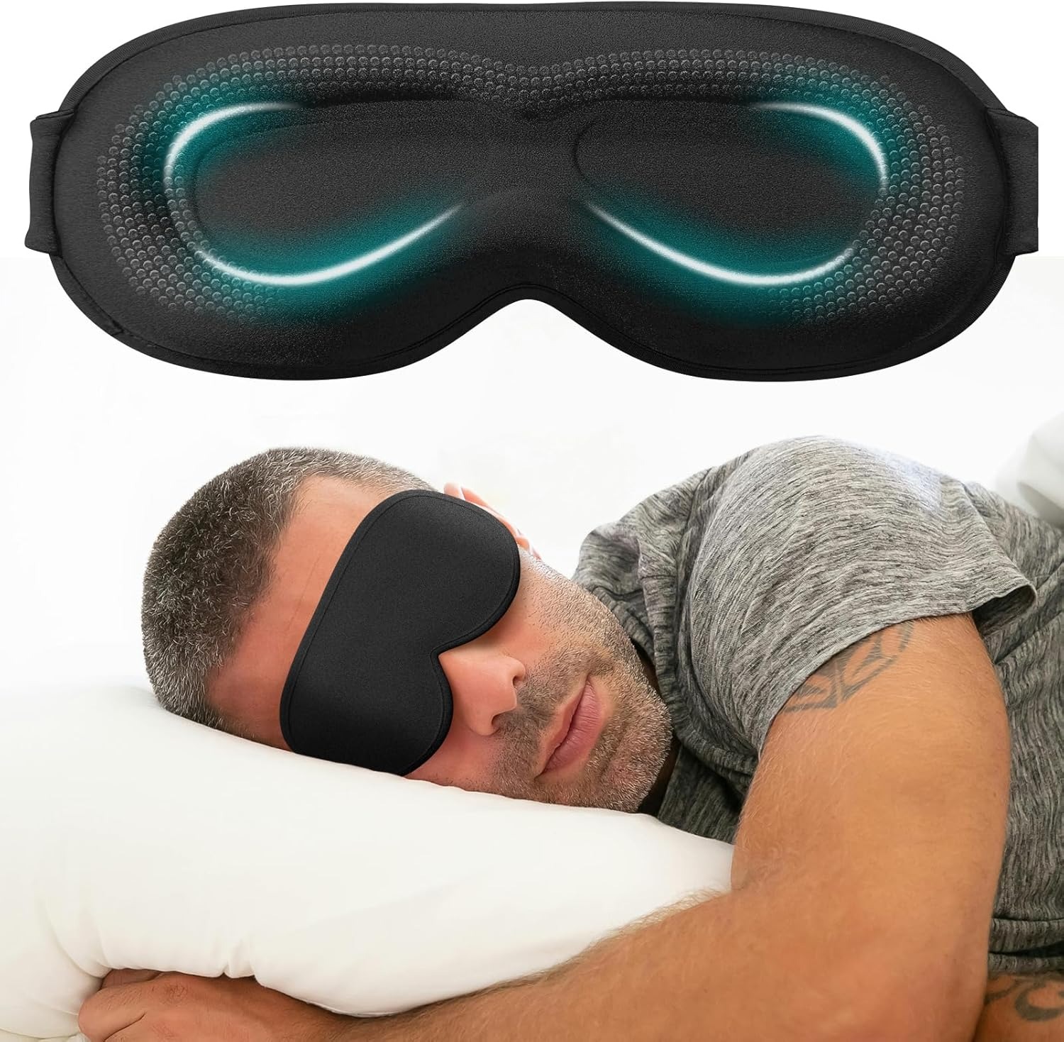 Eye Mask Cover for Sleeping -  - Eyelash Extension For Men 评论和价格