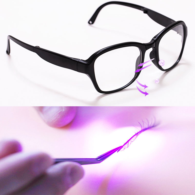 UV Protective Glasses For Fals - Eyelash Extension With Glasses 评论和价格