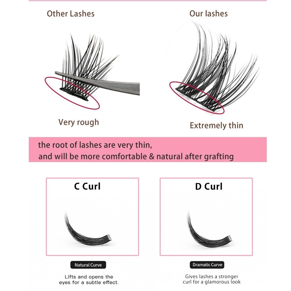 Natural Look DIY Lashes Extens - Eyelash Extension Natural Look 评论和价格