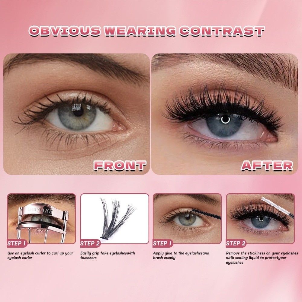 8-16mm Length False Eyelashes  - Eyelash Extension Natural Look 评论和价格